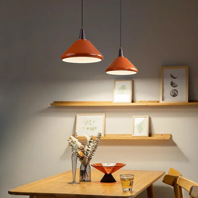 Title: Nordic Bauhaus LED Pendant Light: Infuse Your Space with Creative Simplicity