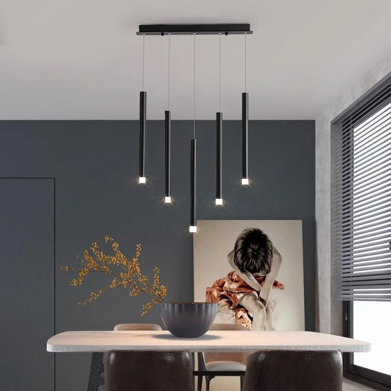 Modern LED Chandelier - Illuminate Your Dining Room with Elegance