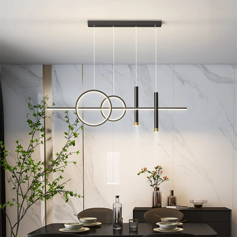 Contemporary Nordic Chandeliers: Minimalist Pendant Lighting for Restaurants and Bars