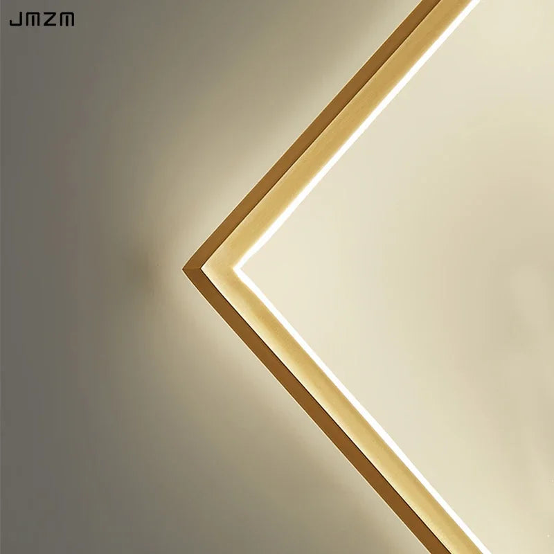 JMZM 2023 Minimalist Copper Geometric Wall Lamp