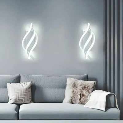 Modern LED Wall Sconce with Curved Design: A Touch of Modern Flair