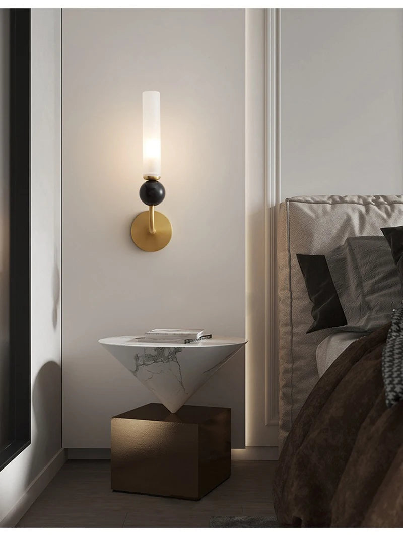 LED Wall Lamp – Luxury Nordic Wall Sconce for Living Room and Bedroom