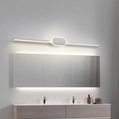 Modern LED Wall Lamps White & Black Mirror Headlights Fixtures for Bathroom, Bedroom & Living Room