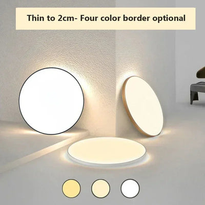 Sleek LED Round Ceiling Lamps for Versatile Home Lighting Ideal for Living Rooms, Bedrooms, Bathrooms, and Kitchens
