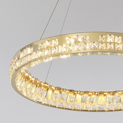 Modern Luxury Crystal Chandelier - Interior Decoration for Bedroom, Living Room Ceiling Light Fixture