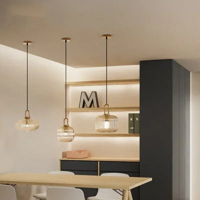 Modern Glass Pendant Lamp - Nordic Style Hanging Light Fixture for Kitchen And Restaurant