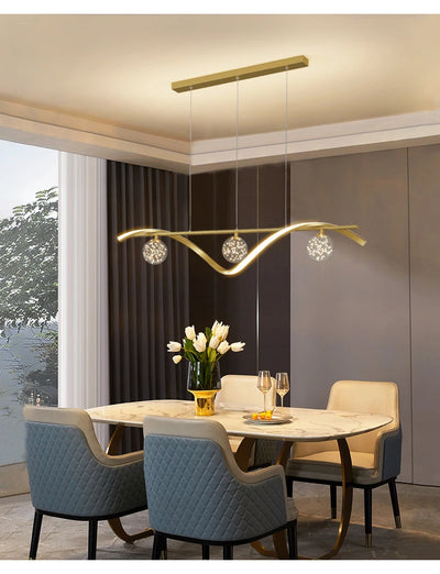 Modern Minimalist LED Pendant Lamps for Dining Room & Kitchen