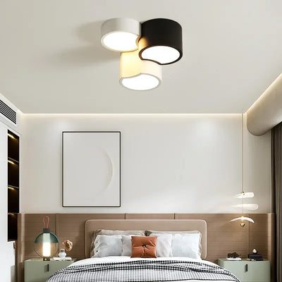 Modern LED Cylinder Ceiling Light: Spotlight for Living Room, Aisle - Minimalist Triangle Decor