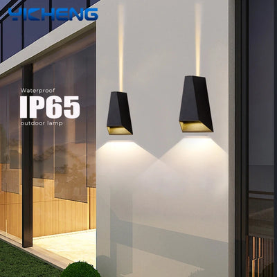 IP65 Waterproof LED Wall Lamp - 6W/10W Outdoor Aluminum Wall Lights for Porch, Garden, Fence