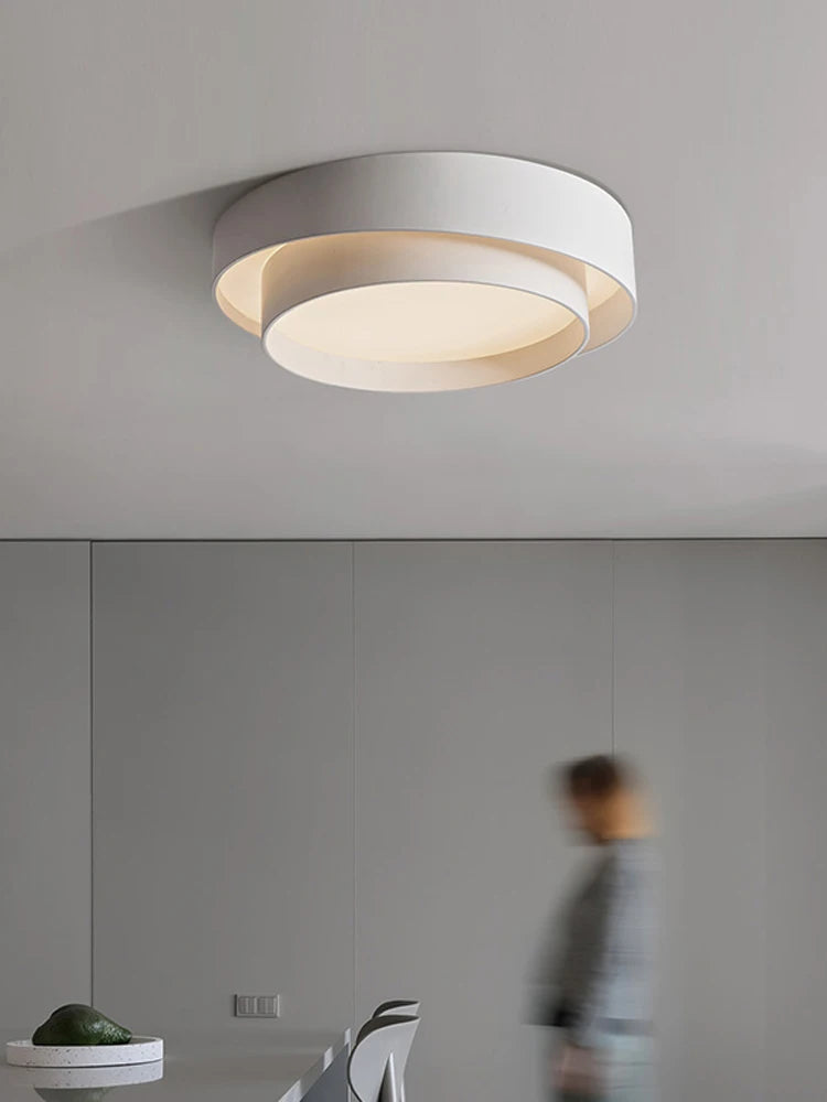 Modern LED Art Ceiling Lamp - Round Design for Studio, Kitchen, Bedroom, Aisle, Balcony, and Corridor