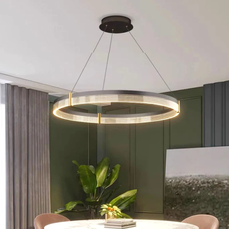 Modern Pendant Lights for Indoor Lighting, Ceiling Lamp and LED Chandeliers Perfect for Living Room Illumination