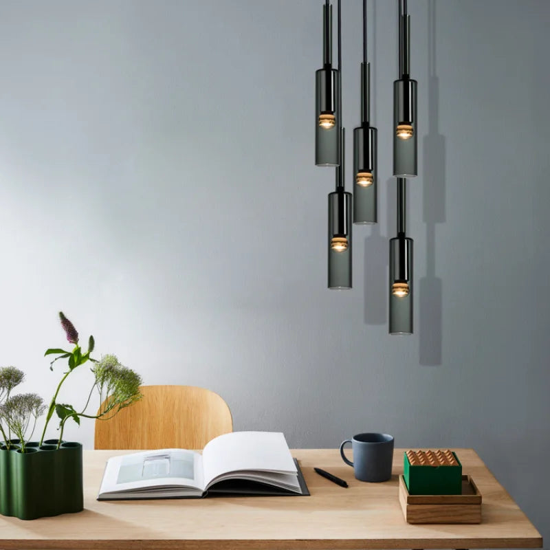 Modern Glass Pendant Light for Bedroom, Bar, Kitchen, and Dining Room