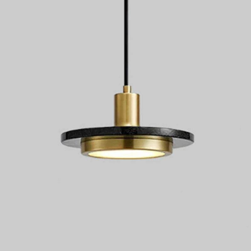 Luxurious LED Marble Pendant Lights: Postmodern Elegance for Dining and Bedroom Decor