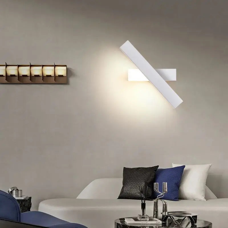 Modern Rotating LED Wall Lamp - Ideal for Bedside, Study, Dining Room, Bedroom, Foyer