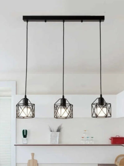 Nordic Minimalist Rustic Industrial Pendant Lights: Modern Lighting Fixtures for Kitchen Island, Cafe, and More