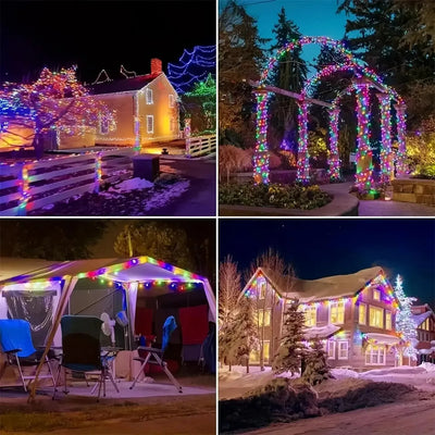 Solar Fairy String Lights Waterproof Copper Wire Garden Lights with 8 Modes for Patio, Yard, and Christmas Decoration