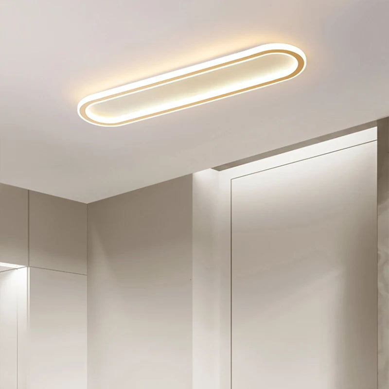 Modern LED Strip Ceiling Lights Indoor Lighting For Bedroom Sturdy Corridor Hallway Porch Living Room