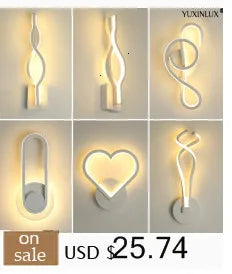 Simple Ring LED Wall Lamp – Modern Circle Lighting Fixture Stylish Decor for Living Room, Bedroom