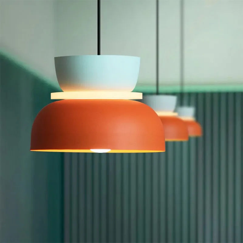 Nordic LED Pendant Light Macaron Minimalist Hanging Lamps All Space Needs