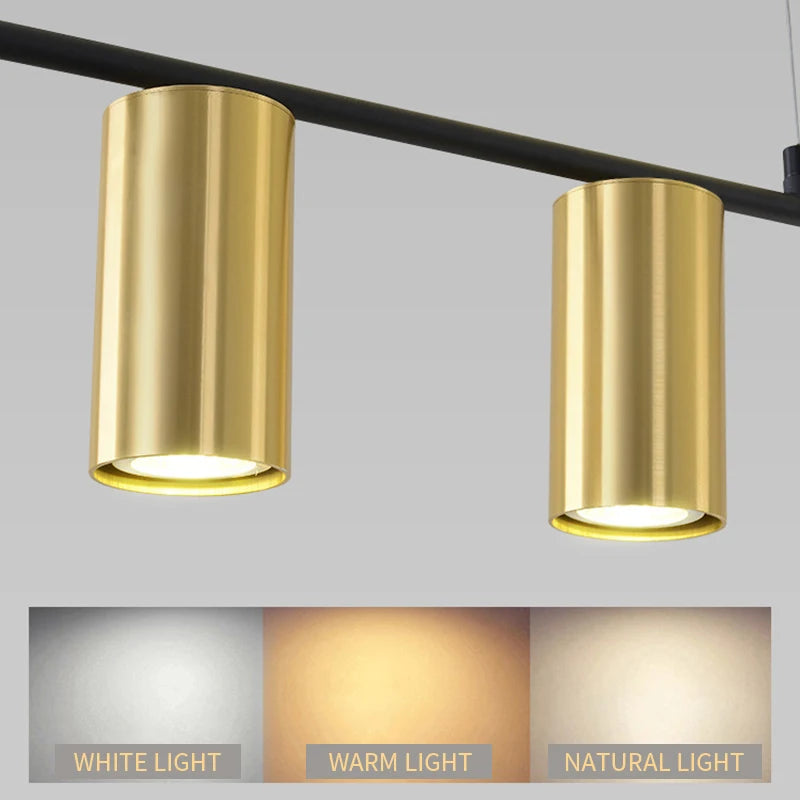 Modern LED Chandelier: Sleek & Functional for Kitchen, Living & More