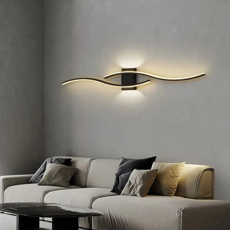 Minimalist LED Wall Lamps - Elegant Decor for Modern Bedrooms and Interiors