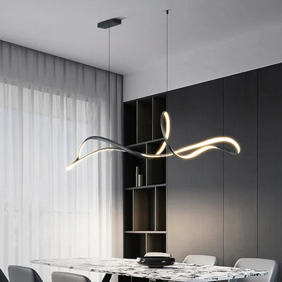 Modern Minimalist LED Pendant Lights - Designer Chandeliers for Living and Dining Spaces