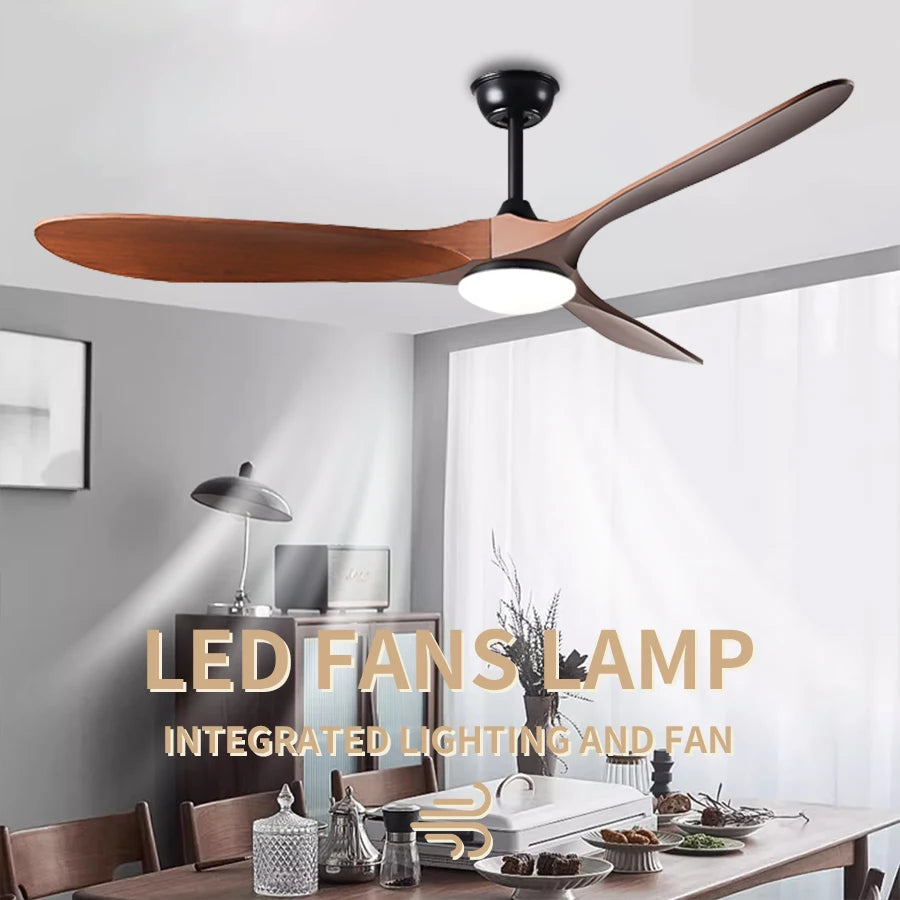 Low Floor Modern Ceiling Fan: Sleek Design with Remote Control and Reversible Blades