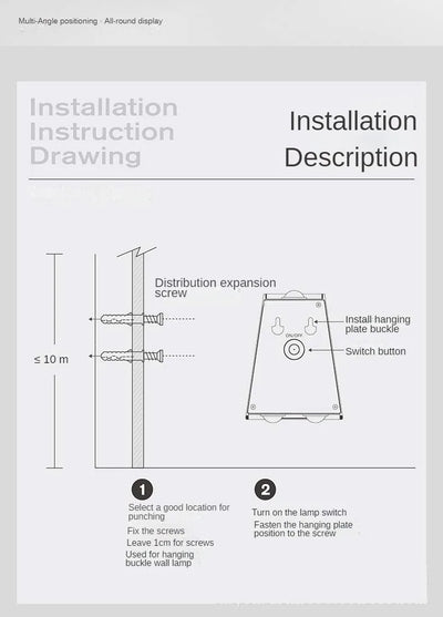 Solar Outdoor Wall Washer Sconce – LED Facade Lamp