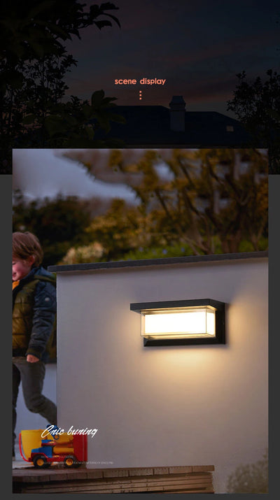 Motion Sensor LED Wall Light – 20W Waterproof Outdoor Lamp