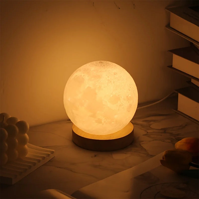 Spherical Table Lamp LED Bedside Lamp Warm Warm Bedroom Nightlight Simple Atmosphere Lamp