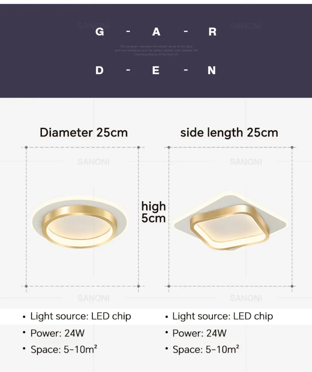 Modern LED Aisle Ceiling Light – Illuminate Your Spaces