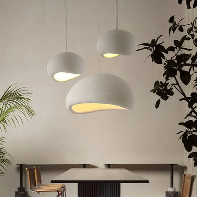 Modern Wabi Sabi LED Pendant Chandeliers - Minimalist Wabi Sabi Lighting Fixture for Living, Dining, and More