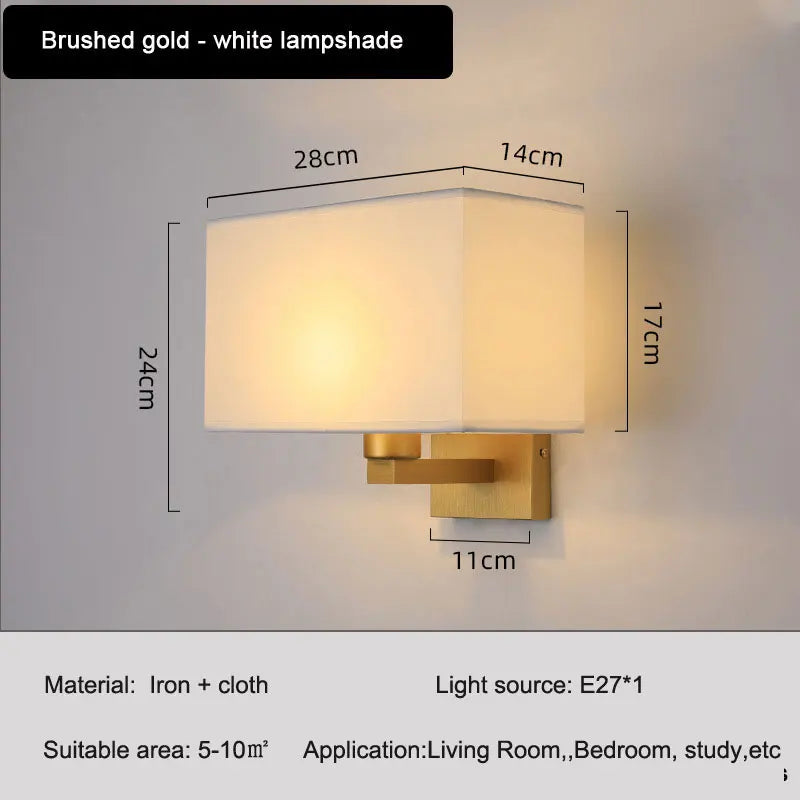 Modern Minimalist Wall Lamp: Illuminate Your Bedroom with Contemporary Elegance