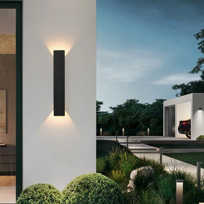 Sleek LED Indoor/Outdoor Wall Lamps - Stylish Illumination for Garden and Any Space