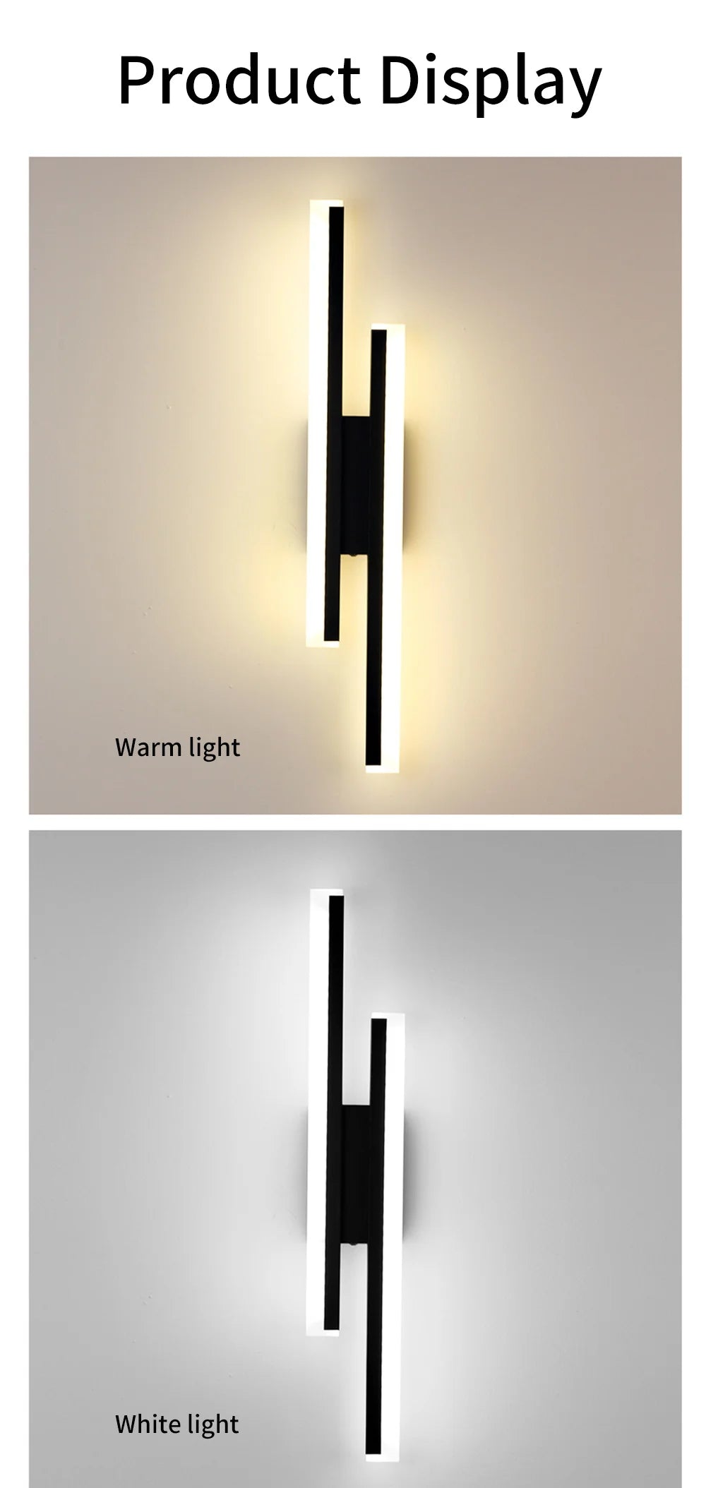 Modern LED Wall Light – Stylish Sconce for Living Rooms, Stairs, and Corridors