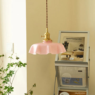 Nordic LED Pendant Light - French Vintage Hanging Lamp for Home Decor, Restaurant, Bedroom, and Study