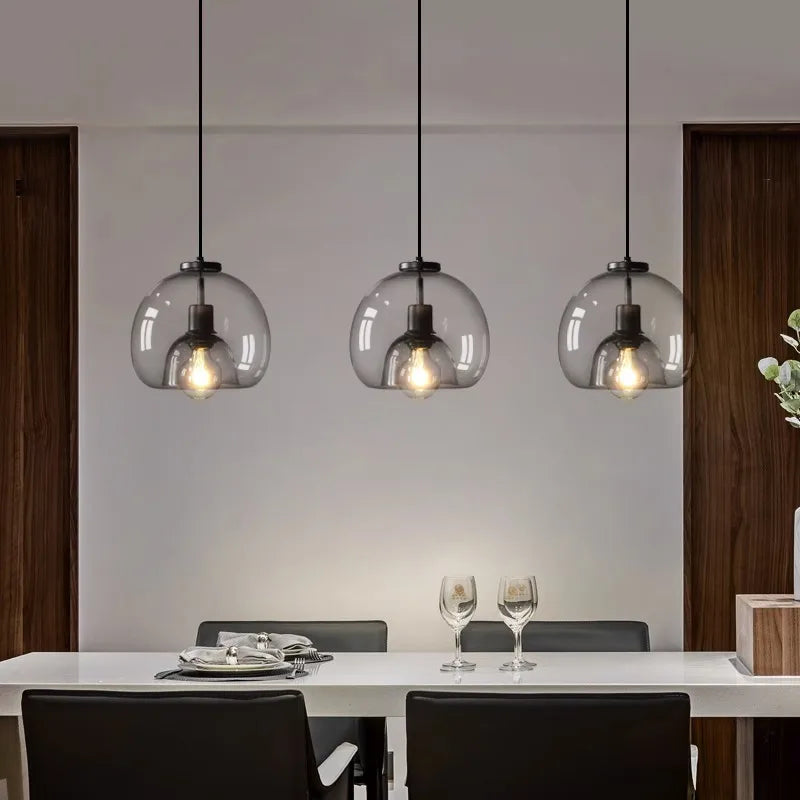 Nordic Glass Ceiling Chandeliers - Simple Style for Modern Interior for Any Space