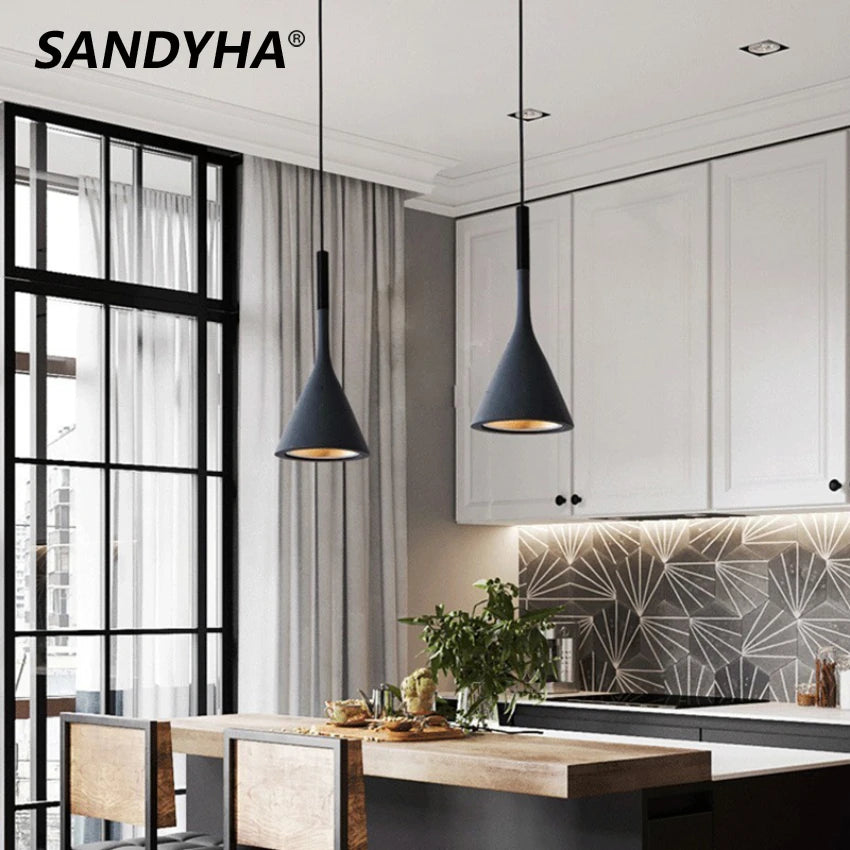 Modern LED Pendant Lights - Suitable for Kitchen Islands, Bedrooms, Dining Rooms, and More