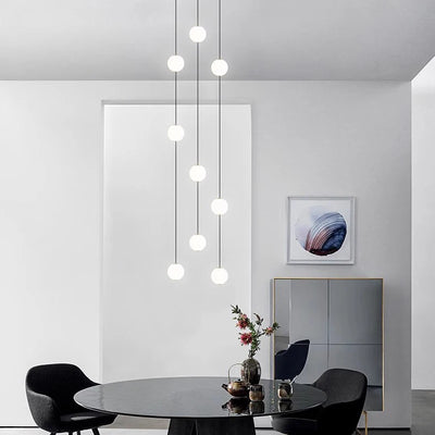 Modern Spherical Pendant Lamp - Elevate Your Living Space with Contemporary Elegance