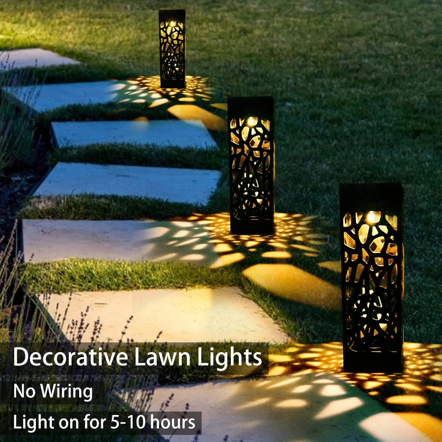 Solar Lawn Lights: Outdoor LED Garden Decoration Lamp - Waterproof for Yard, Landscape, Patio, Walkway Pathway Lighting