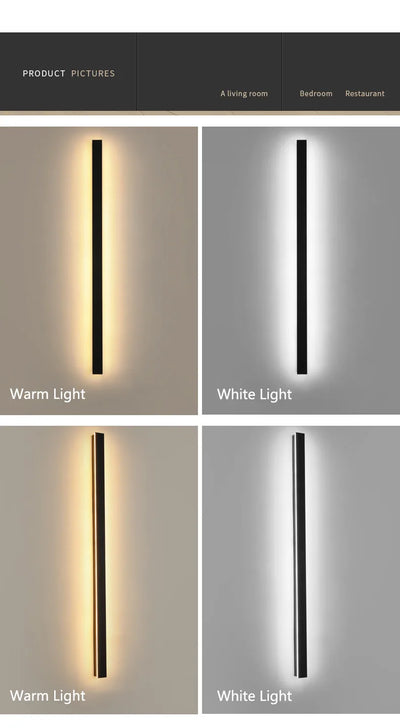 Waterproof LED Wall Light – Modern Nordic Outdoor Garden Lamp