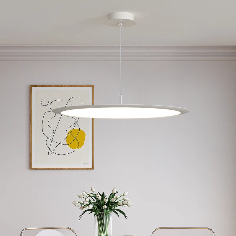 Modern LED Pendant Light Simple Round Design Indoor Hanging Pendant Lamp for Stylish Home Decor