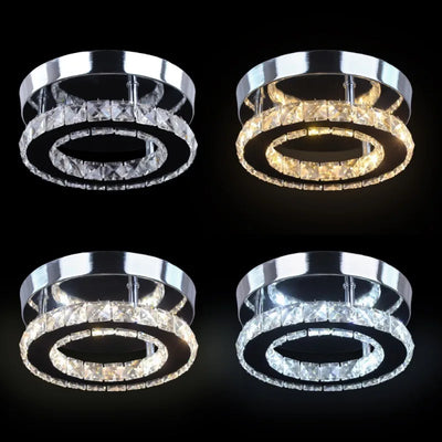 New Modern FRIXCHUR LED Round Crystal Chandelier