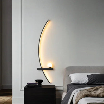 Modern LED Wall Lamp - Stripes Wall Sconce for Bedroom, Living Room, and Indoor Decor