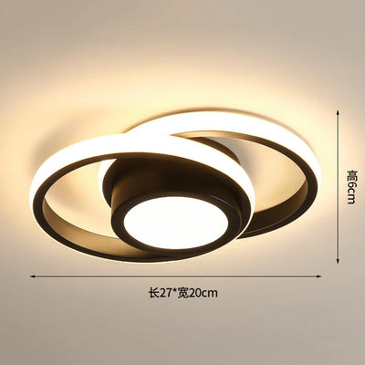 Energy-Saving LED Flush Mount Ceiling Fixture: Perfect for Bedroom and Bathroom
