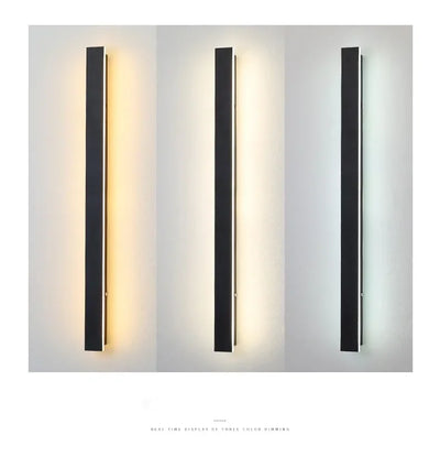 Waterproof IP65 Long Strip Wall Lamp – Luxury Modern Nordic Design for Bedroom and Living Room