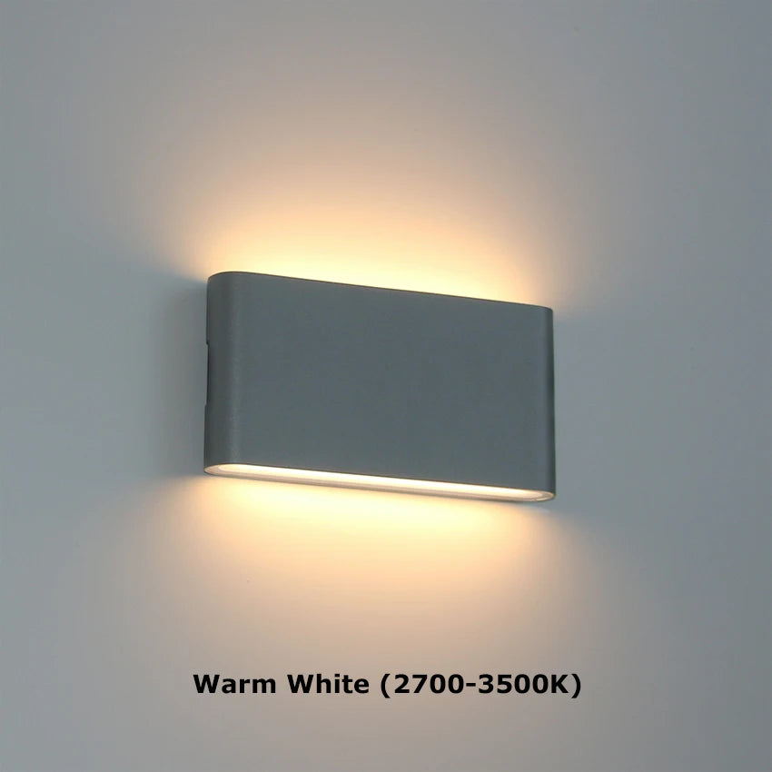 6W/12W Waterproof Outdoor/Indoor LED Wall Light