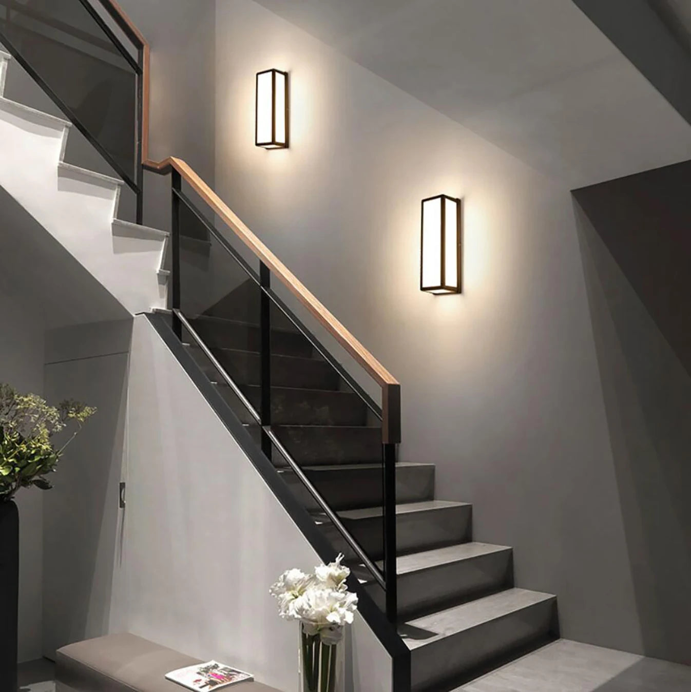 Modern LED Wall Lamp - Indoor/Outdoor Waterproof Aluminum Porch Garden Lights