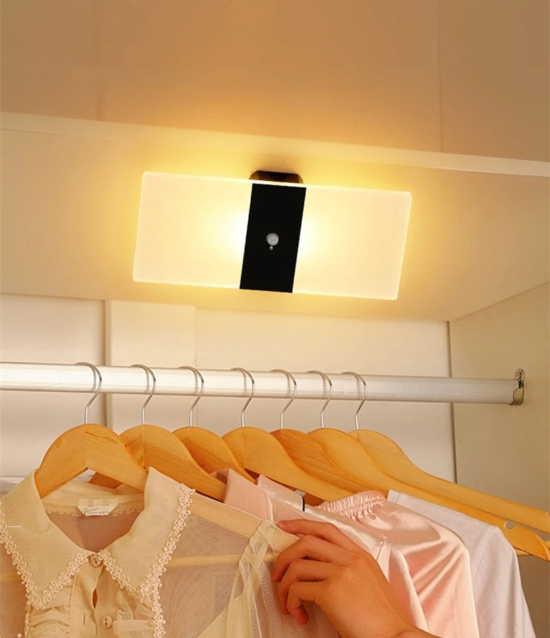 Motion Sensor Wireless LED Wall Lamp – Versatile Indoor Lighting Solution