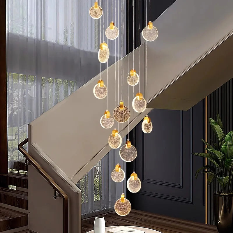 Nordic Home Decor Pendant Lamp: Elegant Design, Versatile Illumination, Remote Control, Touch Switch